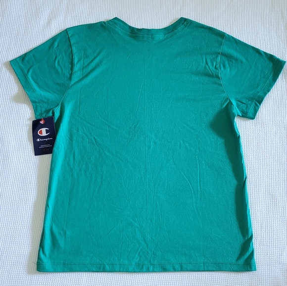 Champion🏆 Jade Green💚 Logo Tee👕 -  NWT - Picture 2 of 13